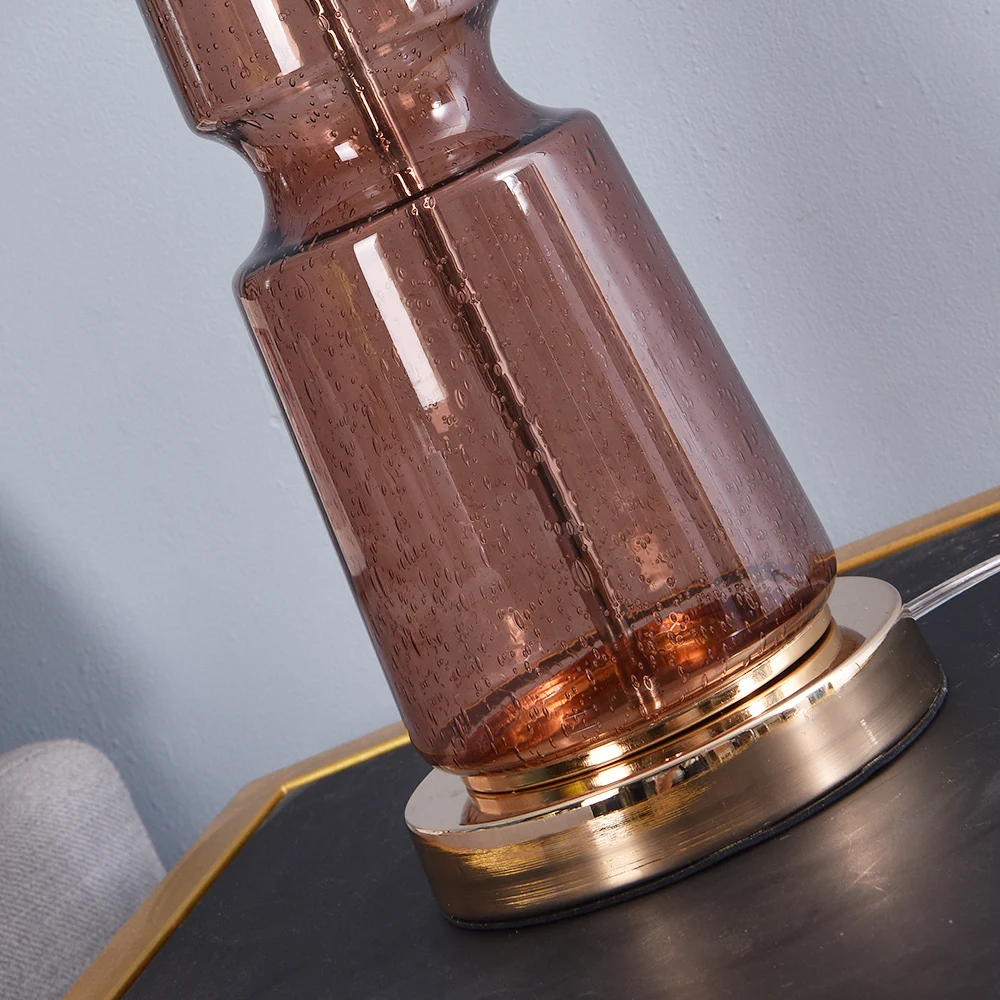 Бесплатная доставка стол из прозрачного стекла лампы для Спальня Гостиная