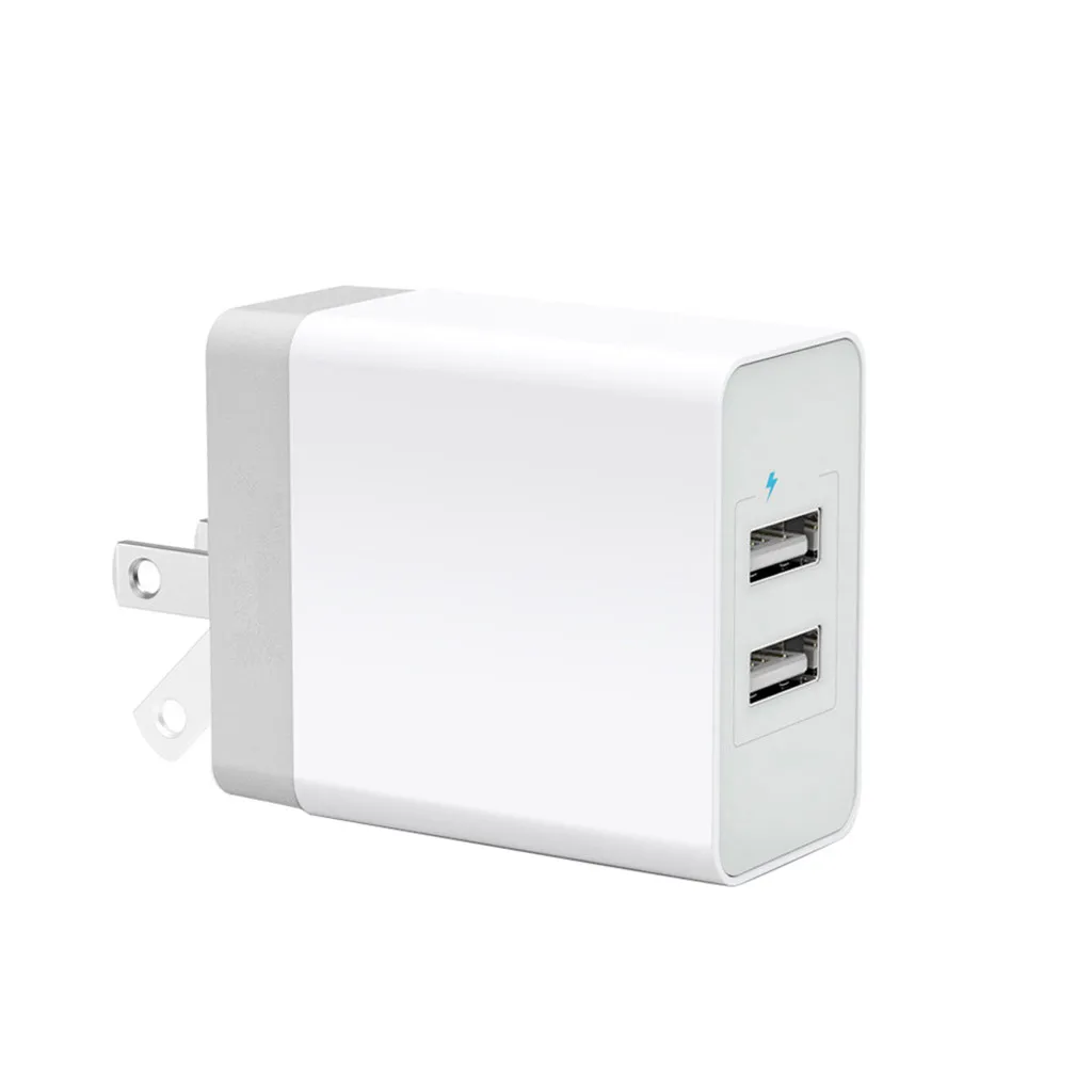 MOSUNX 3.4A 2 портовое USB настенное умное зарядное устройство штепсельная вилка США