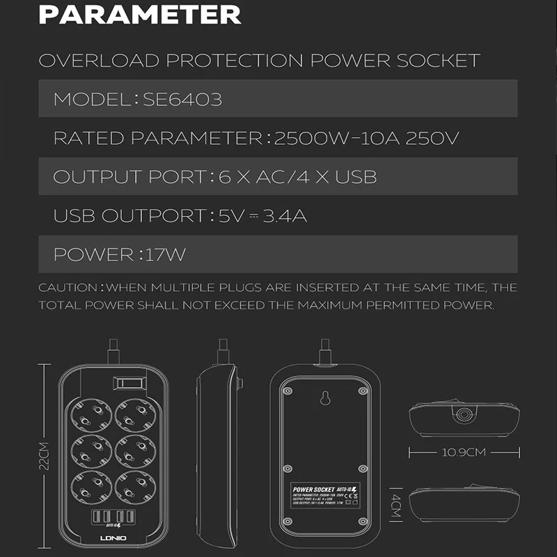 

3 USB + 6 , 2500 , 250 , 2