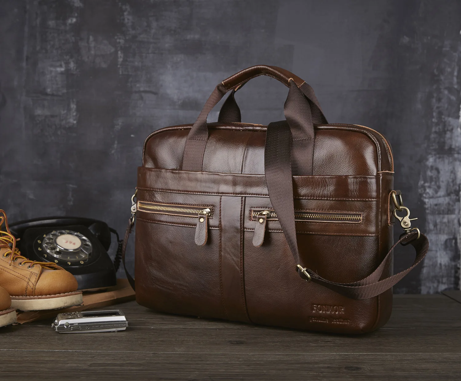 Коровья натуральная кожа сумка для мужчин на плечо Офисные сумки бизнес мужской