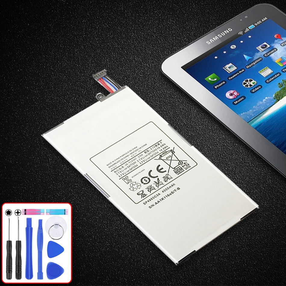 

Аккумулятор для планшета Samsung GALAXY Tab GT P1000 P1010 SP4960C3A, 4000 мАч