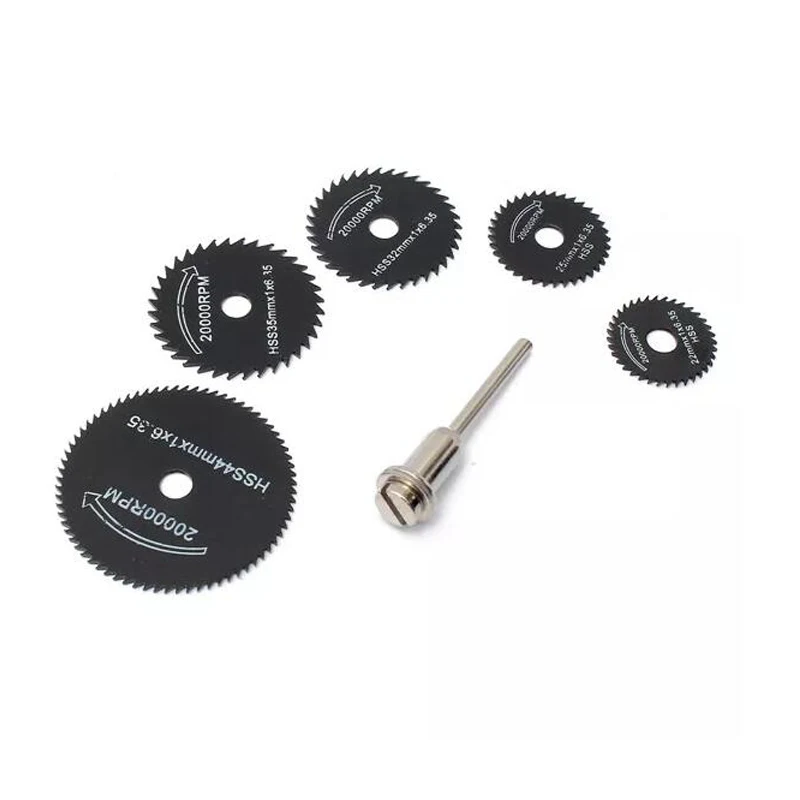 Набор лезвий для мини циркулярной пилы комплект из 6 режущих дисков