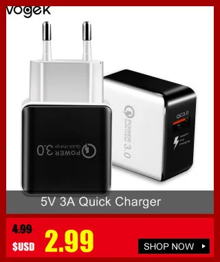 Магнитный Micro USB кабель Vogek 3A для iPhone, samsung, Android, адаптер для быстрой зарядки, кабель для телефона, магнитный кабель для зарядки и передачи данных, провод 1 м