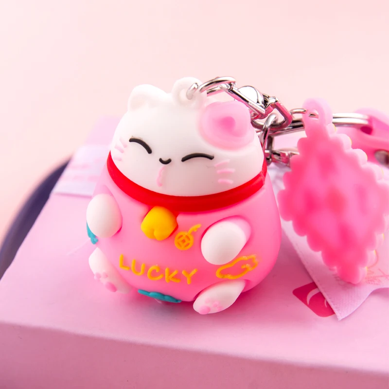 

Lucky Aiming Keychain Pendant Creative Cool Car Chain Ring Ring Hand Rope Men 's and Women 's Couple Bags Schoolbag Small Orname