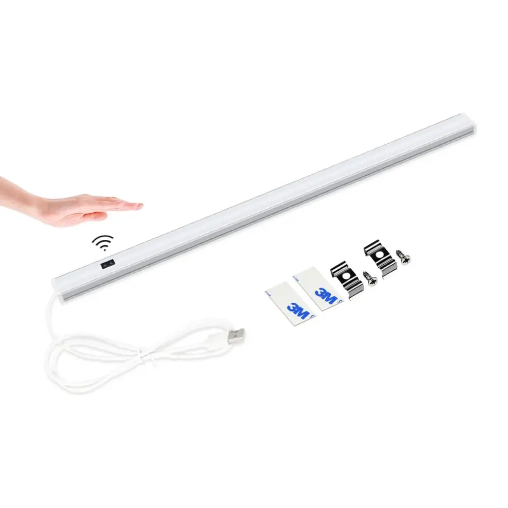 

5 V LED Strip USB Desk Lamp Hand Sweep Switch Backlight Motion Sensor Book Table Light Children study Room Kitchen Cabinet Bulb