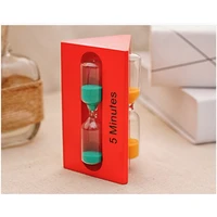3 5 7 Minutes Ornaments Desktop Triangular Home Hourglass Gift Decoration Craft Children Wooden Exquisite Clock Sand Timer