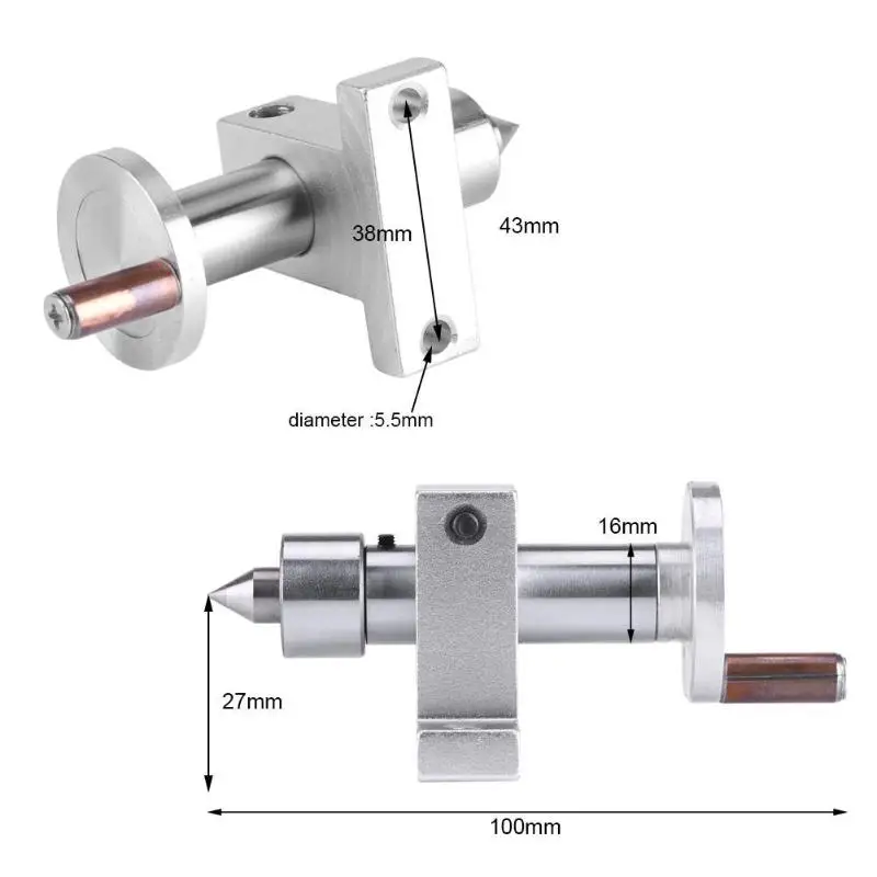 

Hex Wrench Lathe Machine Mini Tailstock Woodworking Accessories Thimble