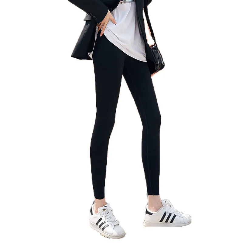 

Sben Black Leggings Women Wear Large Thin Liquid Tight Elastic Thin Yoga Pants