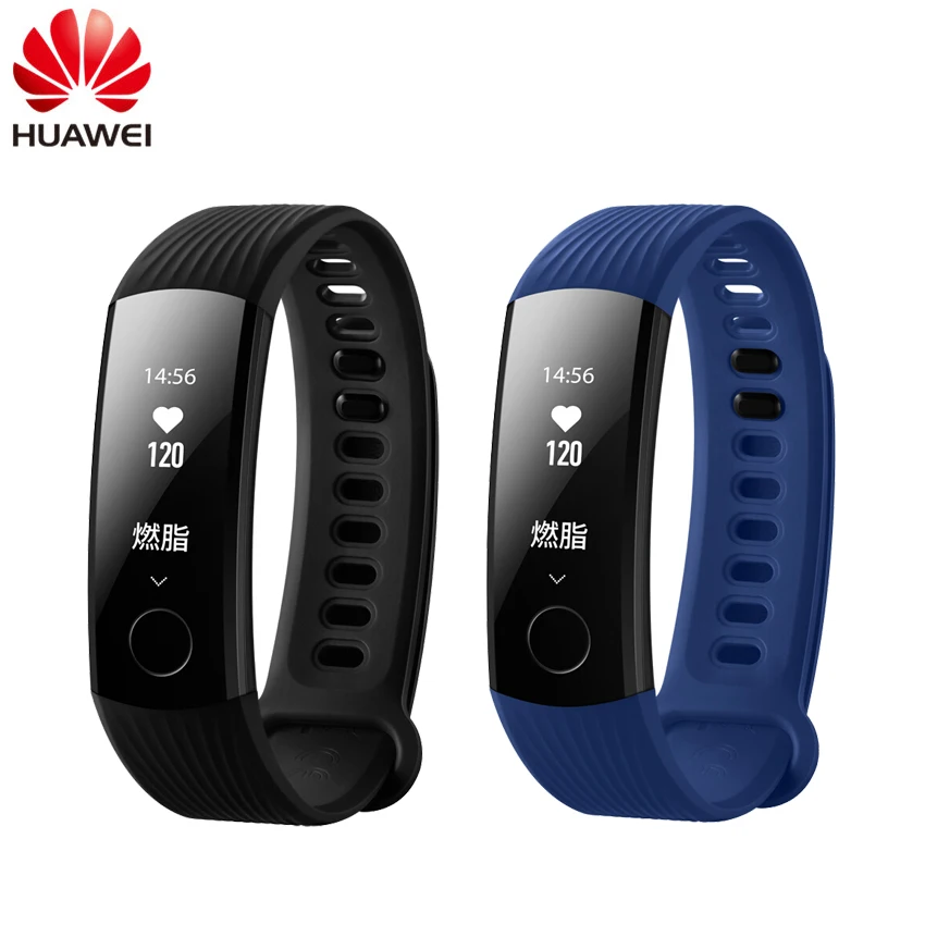 Оригинальный Смарт браслет huawei Honor Band 3 Swimmable 5ATM 0 91 &quotOLED сенсорный экран монитор