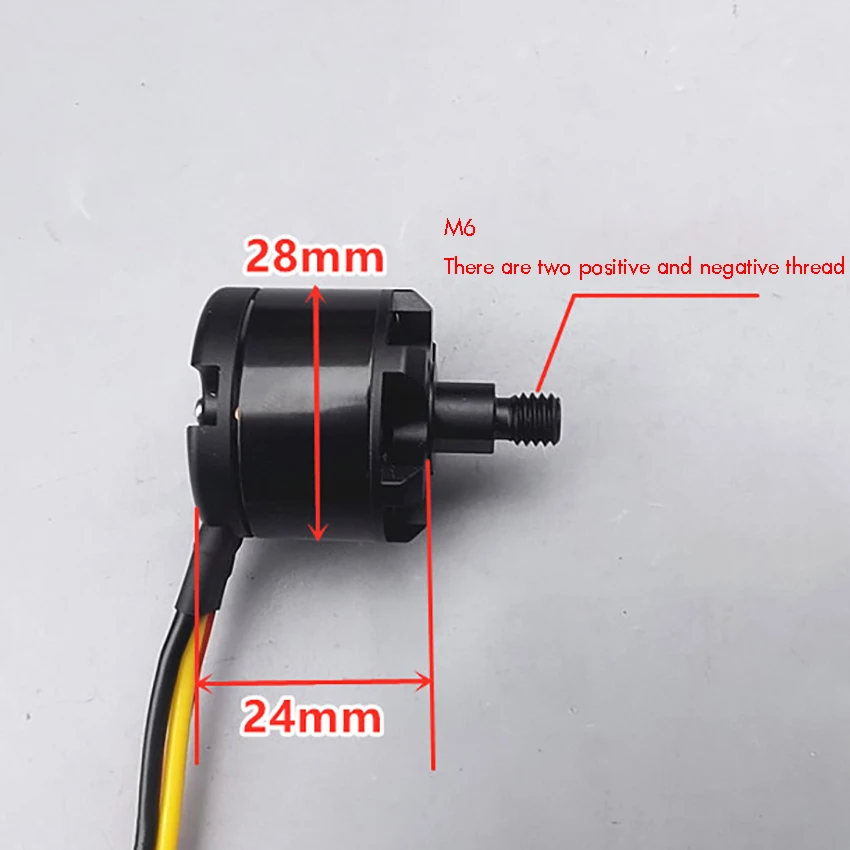 2212 870KV бесщеточный двигатель с M6 положительной/отрицательной резьбой для F450 F550
