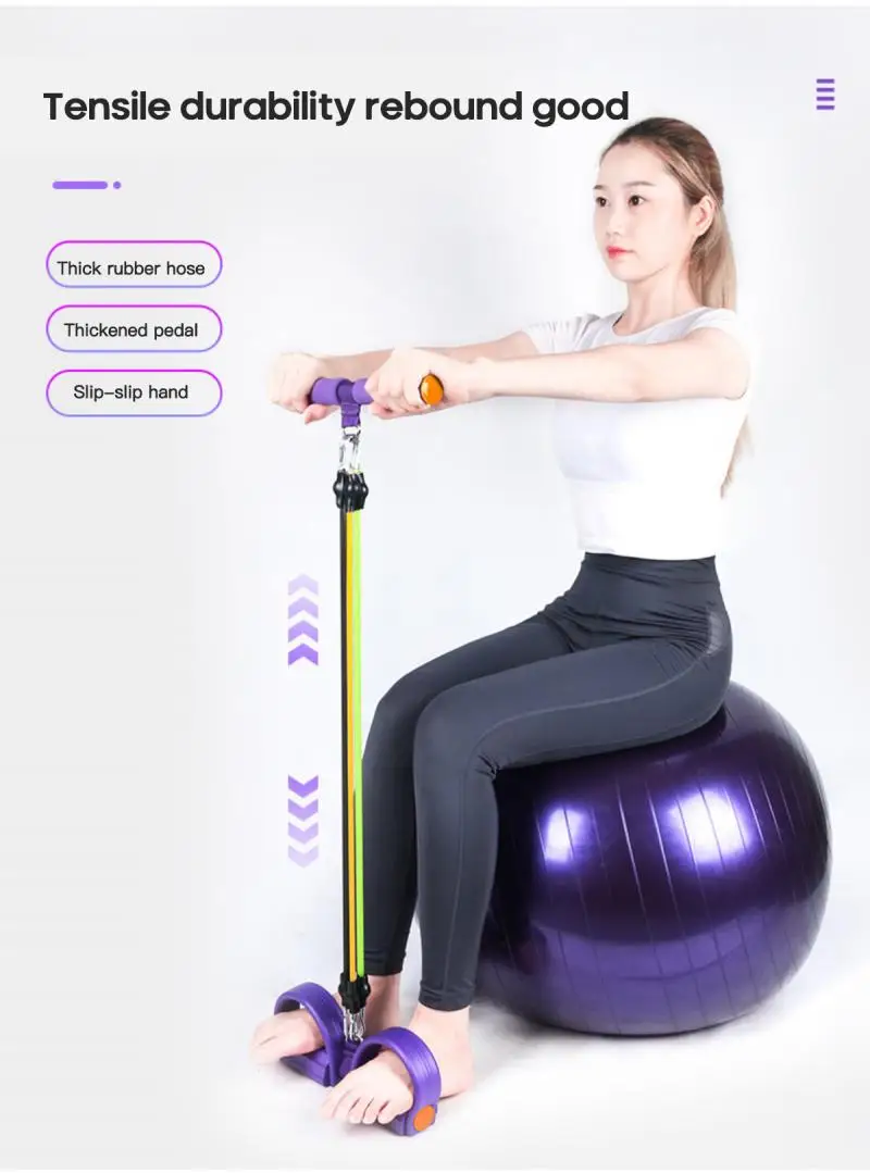 Новинка 5 трубок тренировочная веревка для фитнеса профессиональная прочная