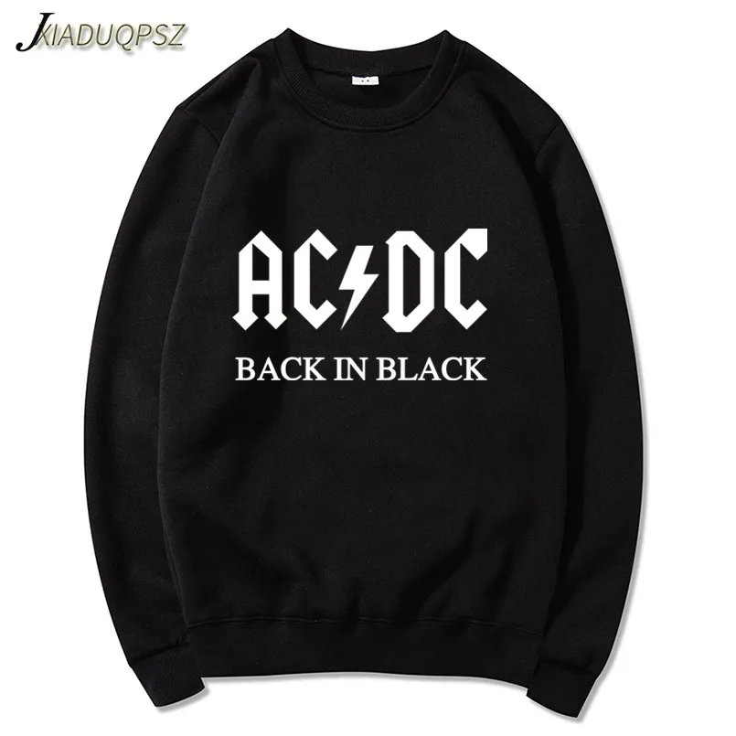 Мужская s музыка буквы AC/DC Группа рок мужская толстовка с принтом осень acdc
