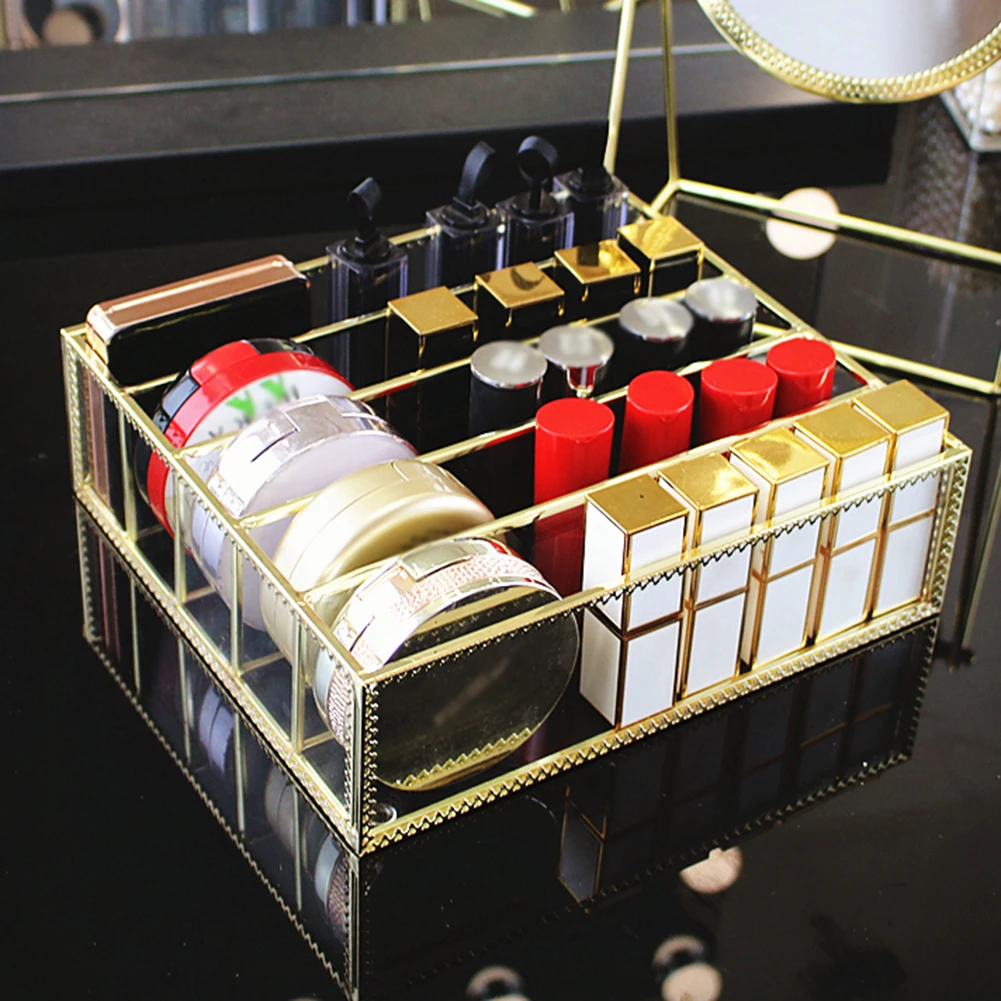 Потрясающий держатель для губной помады без пыли стеклянный блеск губ подводка