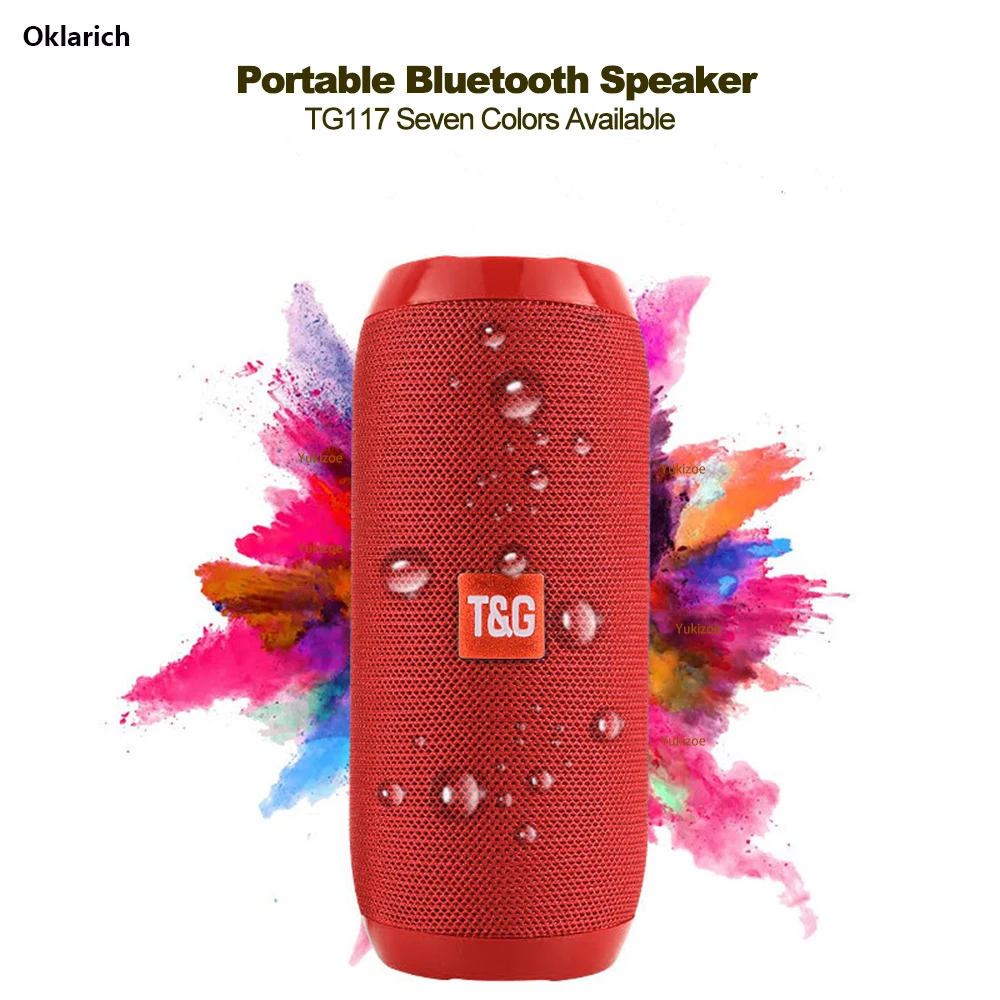 Водонепроницаемый Bluetooth Динамик уличный портативный Перезаряжаемый