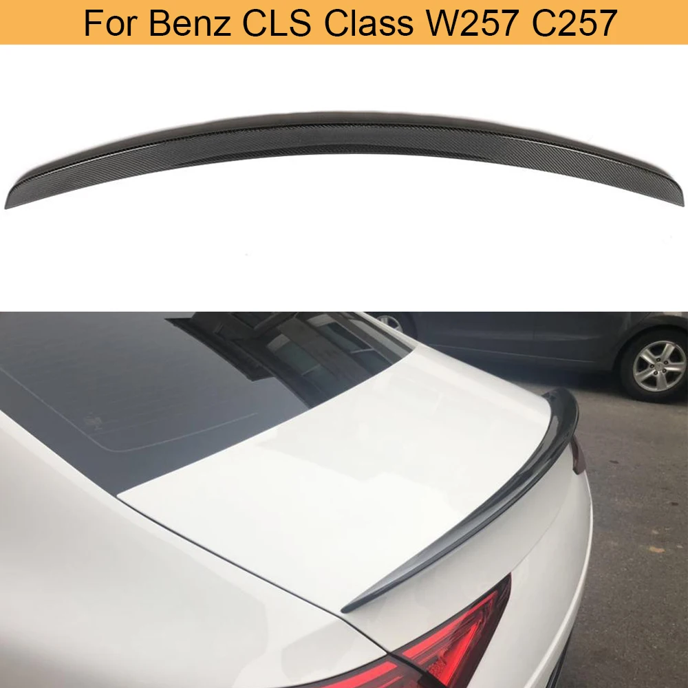 Спойлер заднего багажника крыла для Benz CLS Class W257 C257 4 двери Кабриолет 2018 2019 задний