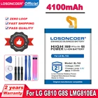 Аккумулятор 100% мАч 4100 для LG G810, G8S ThinQ, G8S ThinQ Global, LMG810EA, LMG810EAW, BL-T43 LM-G810EAW