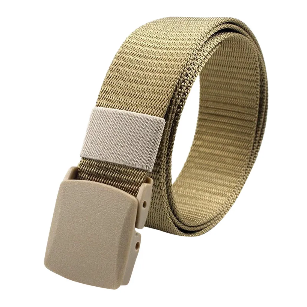 Men Women Automatic Fashion Nylon Belt Buckle FansTravel Security Money Hidden Pocket Cashsafe Anti-Theft Wallet |