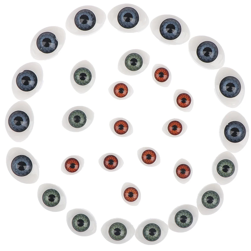

20 шт. безопасные глаза куклы для diy игрушки глаза кукольные делая Глаза diy ремесленные аксессуары