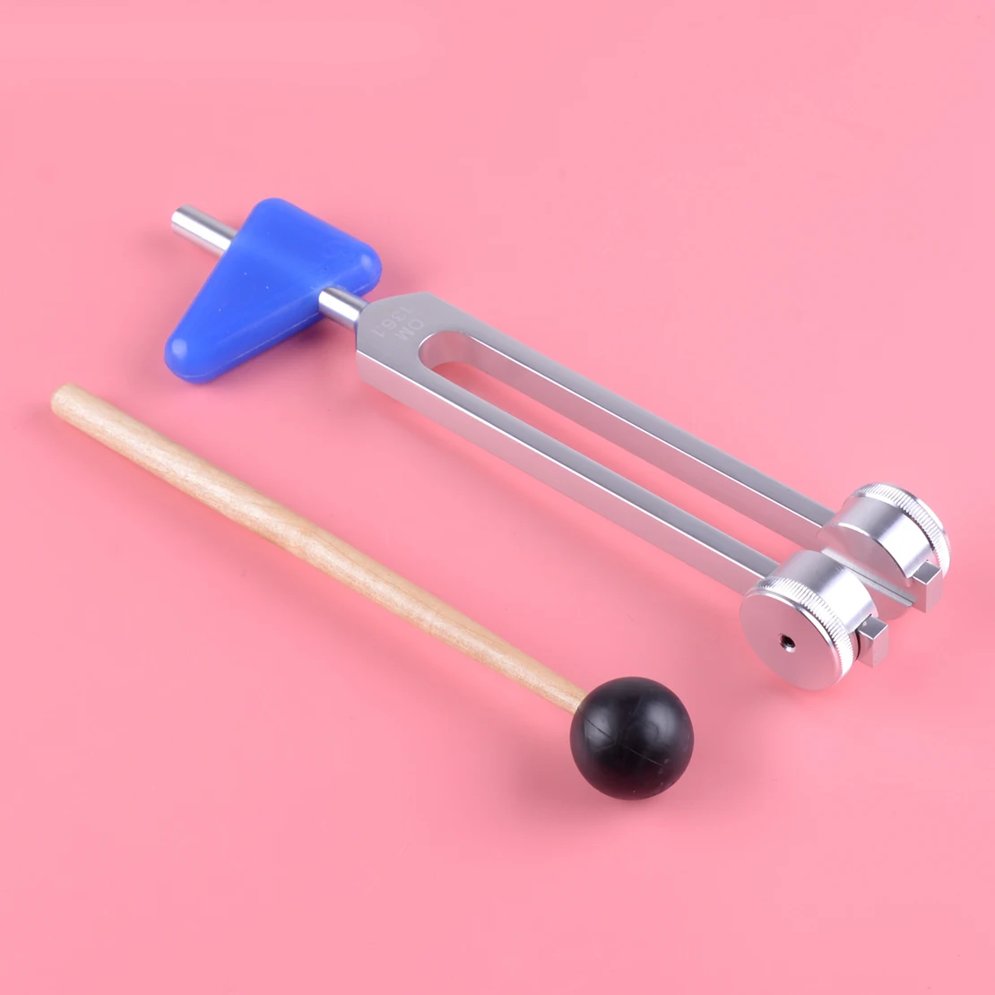 

LETAOSK New Tuning Fork Chakra Hammer Ball Diagnostic Healing Tool OM136.1Hz