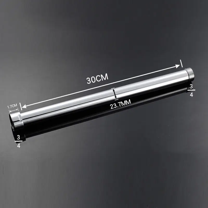 12inch shower faucet extension tube bar for shower set shower rod extension pipe g34 bathroom accessories free global shipping