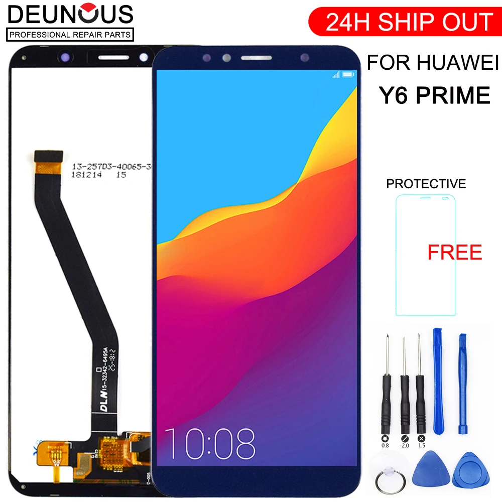 Enlarge New For Huawei Y6 2018 LCD Display Touch Screen Digitizer For Huawei Y6 Prime 2018 LCD ATU L11 L21 L22 LX1 LX3 L31 L42 Screen