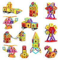 mini magnetic blocks designer construction building model educational toys for children model building tile magnets for kid gift