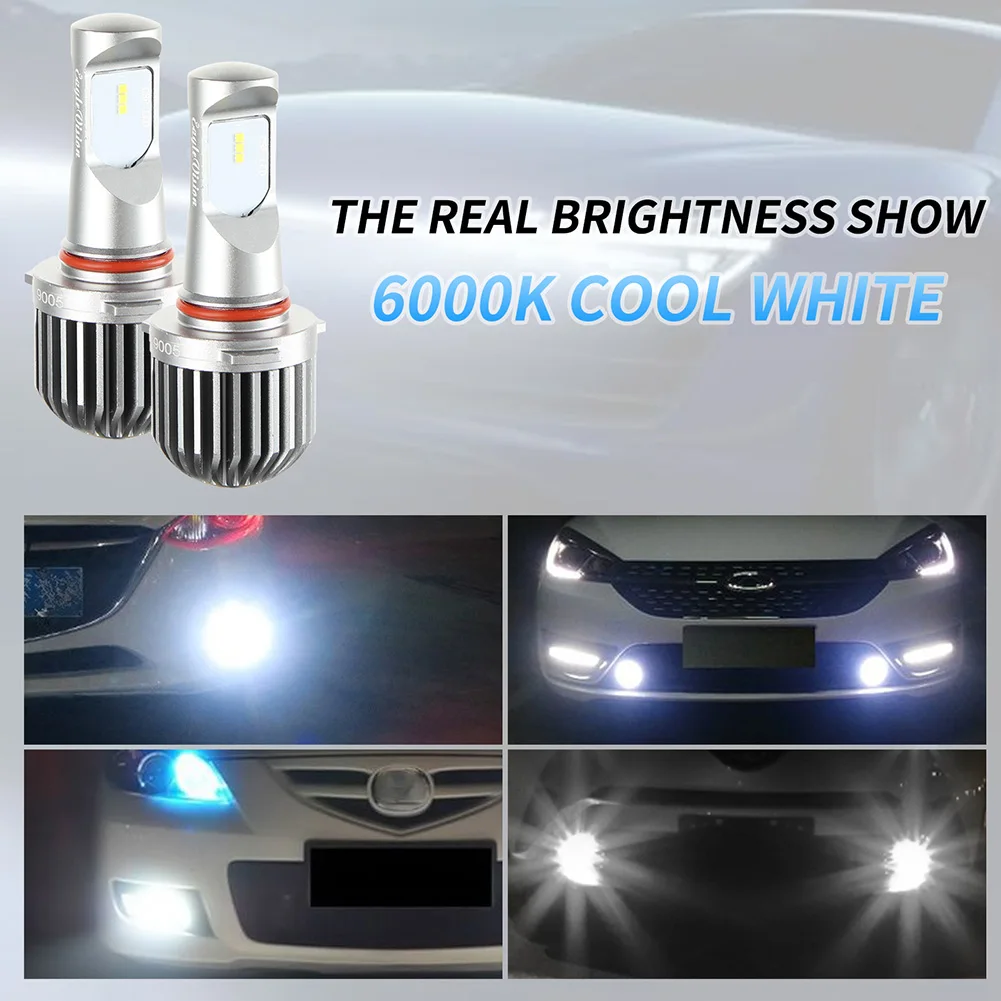 

White Lighting Replacement Bulb 9006/HB4 80W CSP LED DRL Headlight Bulbs Fog Light Low Beam 6000K for Car Unviersal