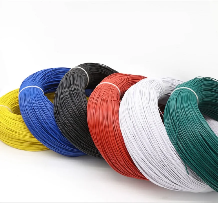 

UL1430 индивидуальный цвет 20AWG Луженый много красочных проводов Электрический кабель для DIY Автомобильное оборудование провод-3/5/10 метров