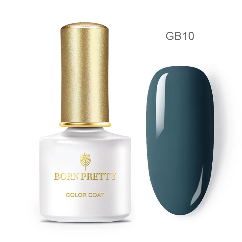 GB10 BORN PRETTY чистый цветной гель для ногтей, лак для ногтей, цветной лак для ногтей, отмачиваемый УФ светодиодный Гель-лак, базовое верхнее покрытие, 6 мл для маникюра своими руками - Цвет: GB10