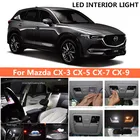 Canbus для Mazda CX-3 CX-5 CX-7 CX-9 CX3 CX5 CX7 CX9, Автомобильный светодиодный внутренний купол, светильник, освещение номерного знака, аксессуары для освещения