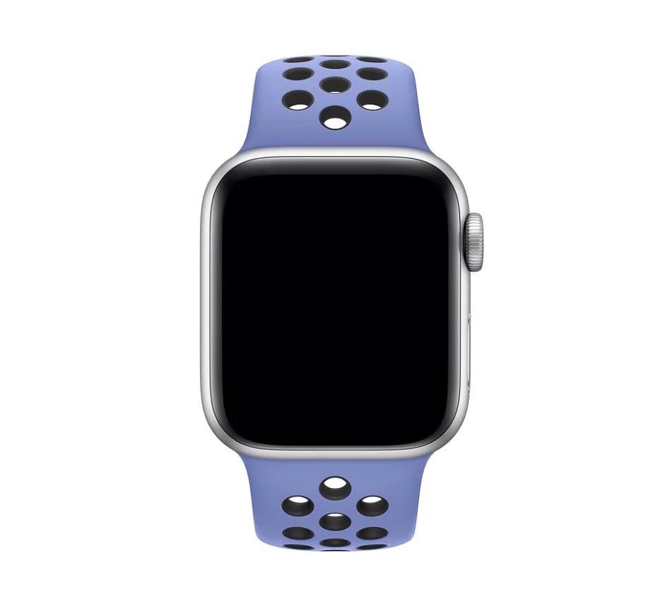 Royal Pulse Black Спортивный силиконовый ремешок для Apple Watch, ремешок для часов Nike, 44 мм, 40 мм, 42 мм, 38 мм, два цвета, сменный ремешок для часов iWatch, серия 5, 4, 3, 2, 1 - Цвет ремешка: Royal Pulse Black