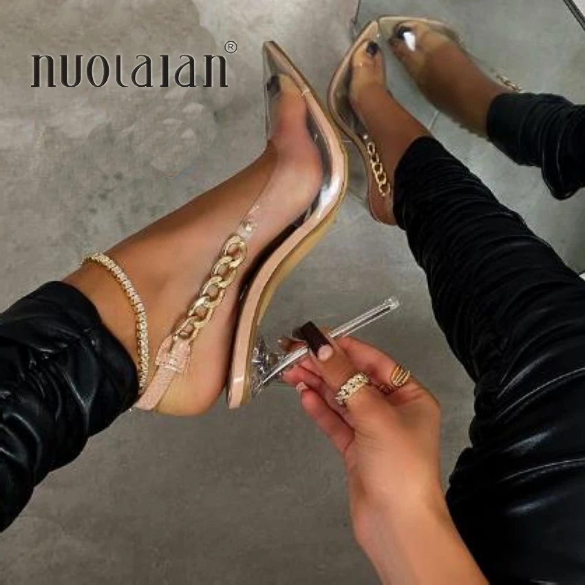 Пикантные туфли на высоком каблуке для вечеринок в ночном клубе Туфли высокие