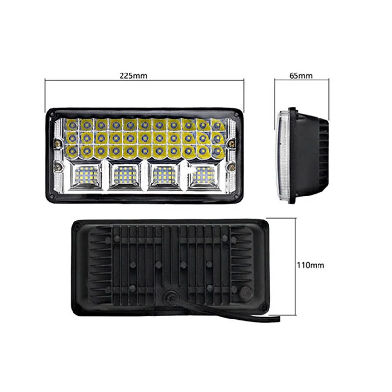 Светодиодный светильник 8 дюймов 171 Вт высокая мощность белый дальний и ближний