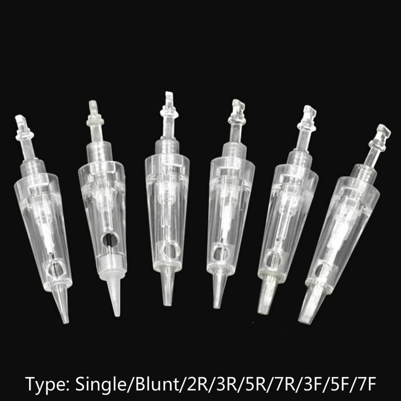 Мануального татуажа бровей 10 шт. одноразовые электрическая Дерма ручка штык Nano