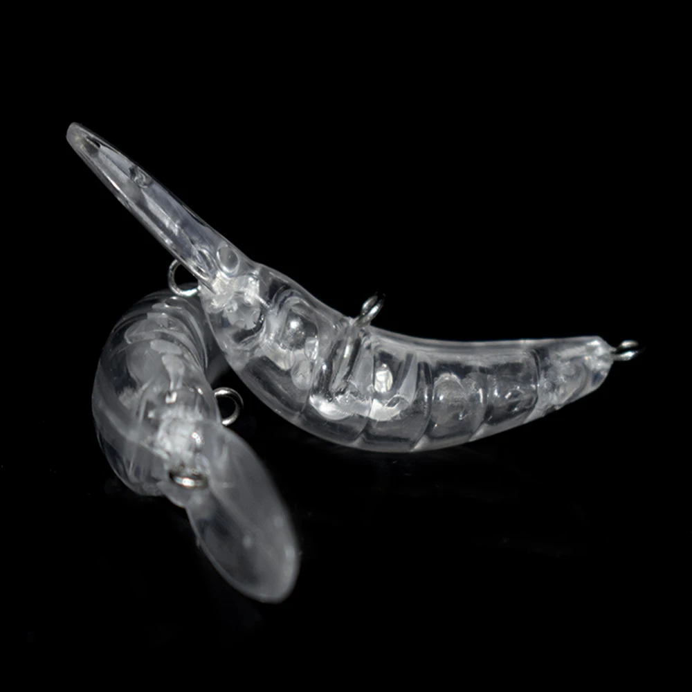 AYWFISH 50 шт. в партии неокрашенный кренкбейт сделай сам плавающие мм 2 г прозрачный