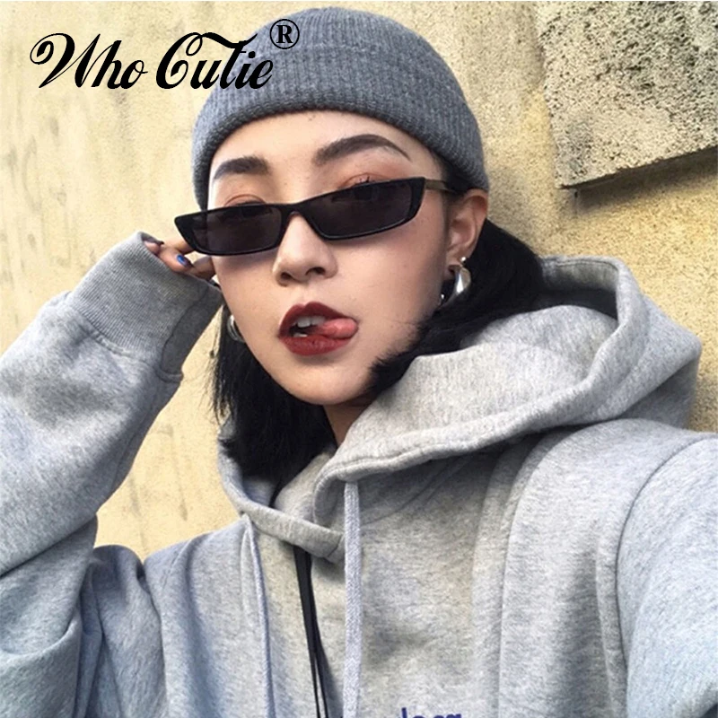 Очки солнцезащитные WHO CUTIE женские винтажные маленькие прямоугольные очки Kendall