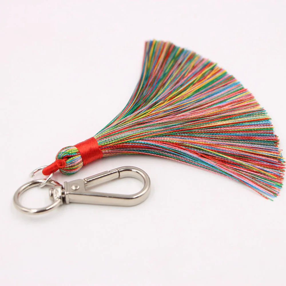 2019 красочное длинное брелоки с кисточками брелок мешок висит Подарочный