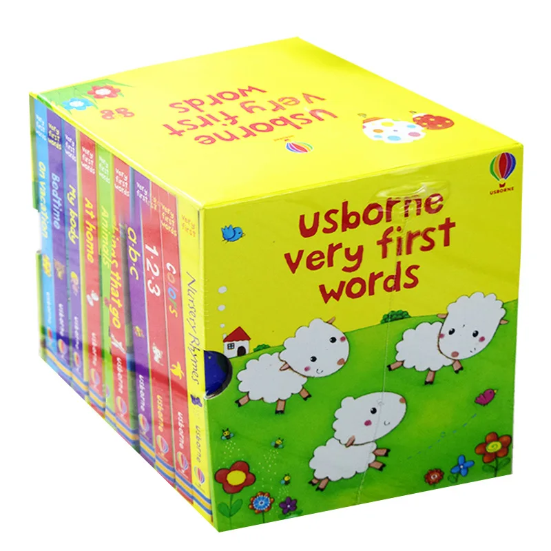 

10 Books/Set Very First Words English Educational Picture Books Children Kids Early Enlightenment Reading Story Book