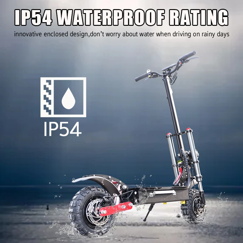 

Ce Certification Adult Electric Scooter 3200w Dual Drive Electric Scooters Adults No Tax 80KM/H Max Speed Foldable E Scooter