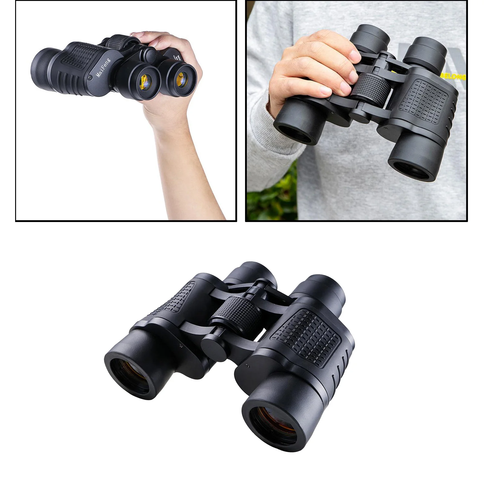 

80x80 High Power Binoculars Low Light Night Vision for Bird Watching Travel Hunting