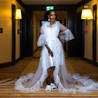 2021 сексуальные фото наряды для фотосессии для чернокожих женщин белый прозрачный тюль средства ухода за кожей для будущих мам халат фотосессии платье для беременных в этническом стиле; Vestido