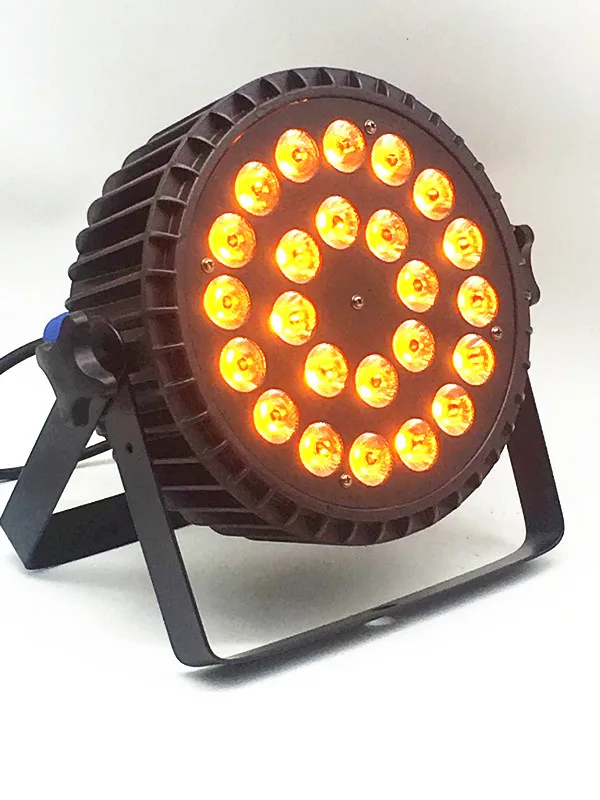 24x18W 6in1 24x18 Вт RGBWA+ UV 6в1 DMX светодиодный прожектор для диджея iluminacion 6в1 rgbwa uv llevo luz de la igualdad dj dmx luz - Цвет: 24x18W 6in1
