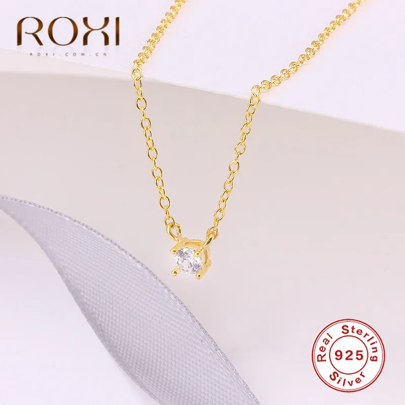 Ожерелье с подвеской из серебра 925 пробы фианитами | Украшения и аксессуары