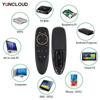 g10s fly air mouse wireless 2 4ghz ir learning mini gyro voice remote control for android tv box for gyro sensing game