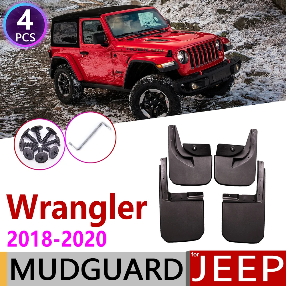 4 шт. переднее заднее крыло автомобиля для Jeep Wrangler Sahara JL 2018 2019 2020 брызговик щиток