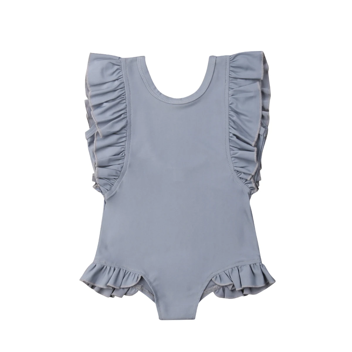 Цельный купальник для маленьких девочек летняя детская одежда плавания