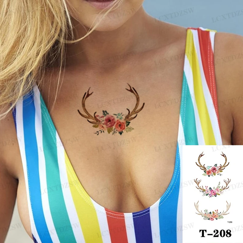 Temporary Waterproof Tattoo Stickers, Finger Action Stickers, Body Art, Disposable Small Size Fake Tattoo 10.5 * 6CM