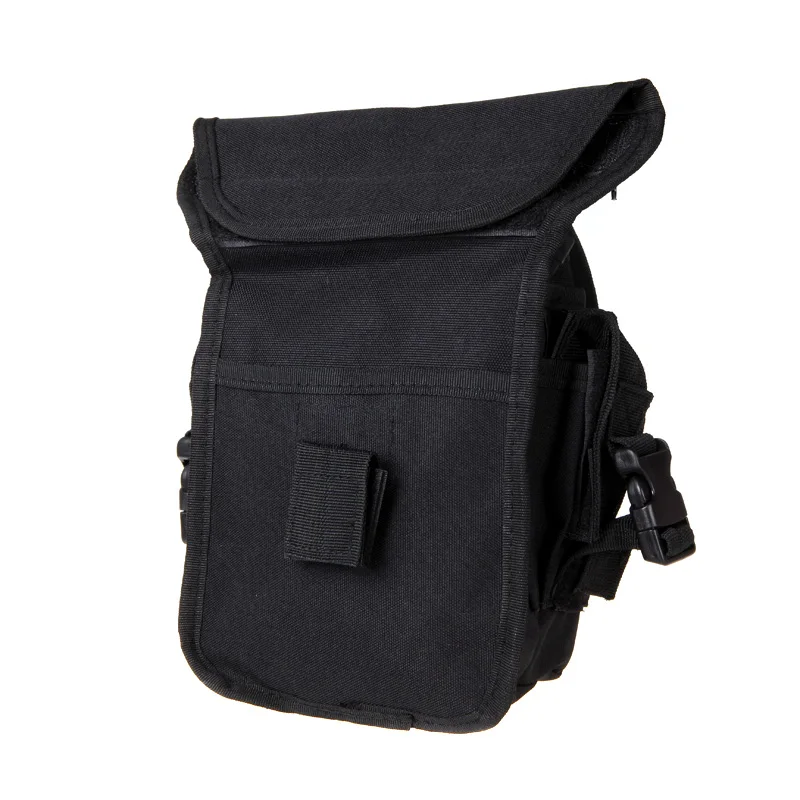 Сумка для мотоциклистов многофункциональная черная поясная сумка на бедро