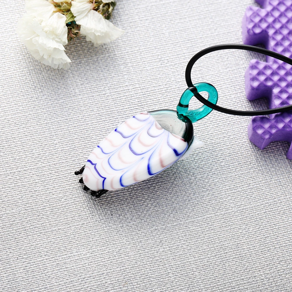 

Blue Glaze Owl Pendant Necklace Drop Earrings Sets Exotic Style Leather Rope Animal Neck Ear Jewelry Set for Women Decoration