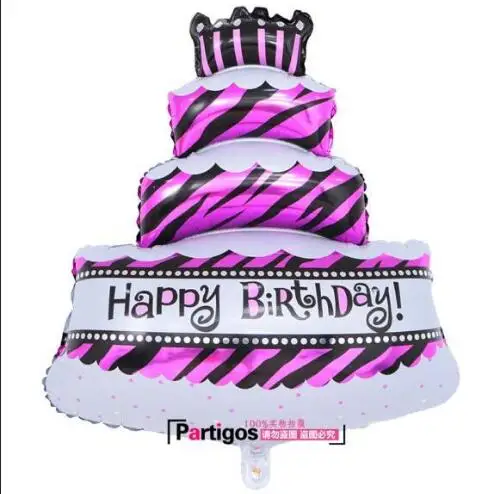 

33pcs/lot Pink Unicorn Color Cat Happy Birthday Letter Kittey balloons Baby Shower Party Background Wall Decoration Supplies